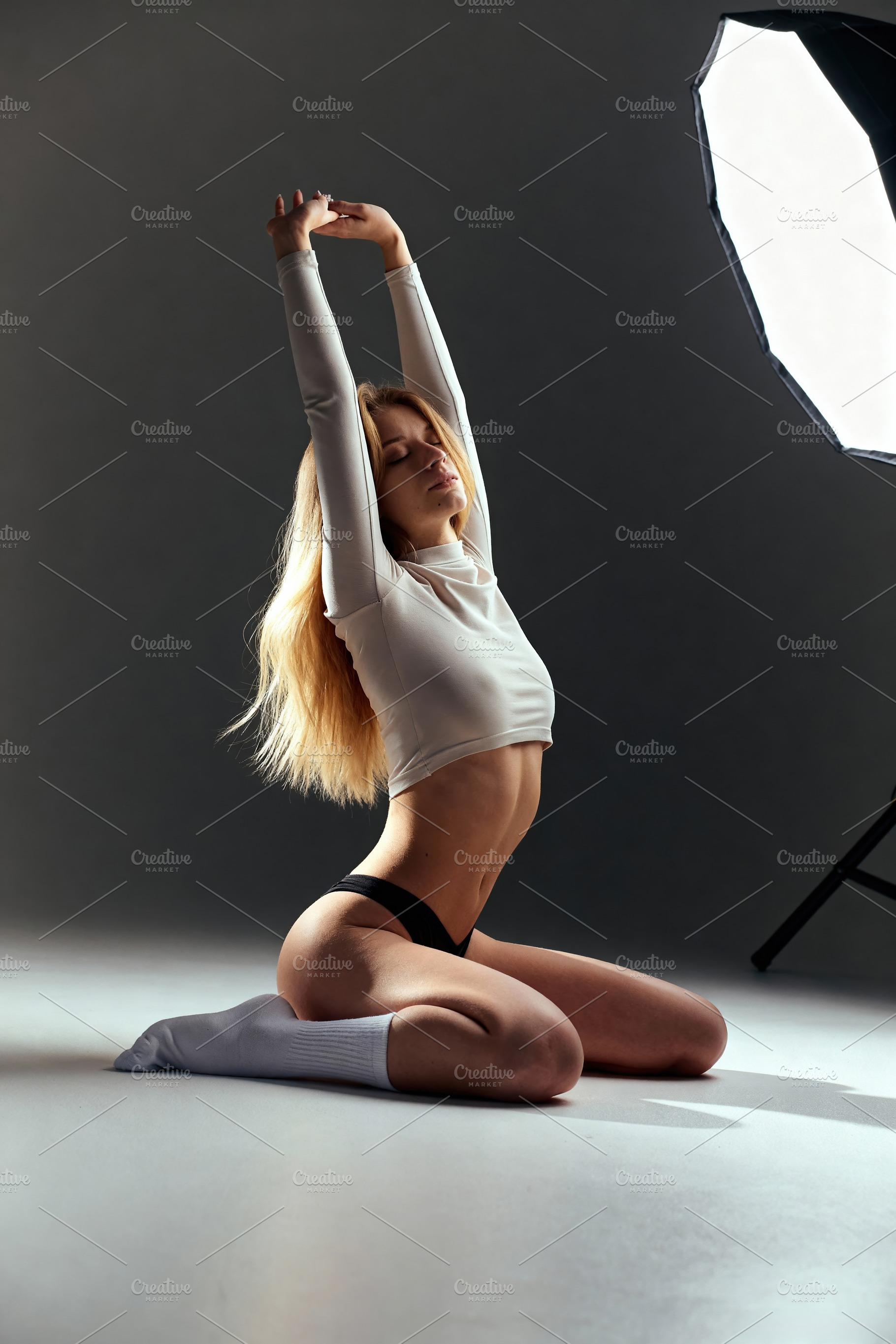Graceful Studio Stretch - Female Fit, a Beauty & Fashion Photo by Virgo Studio