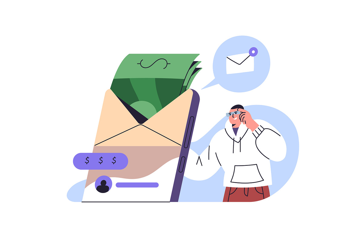 Finance transactions, concept set, an Illustration by PaperTrident (Photo 6 of 11)
