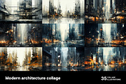 35 Modern architecture collages, an Object Illustration by Handmadefont (Thumbnail 8 of 10)