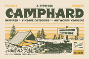 SFC Camphard, a Sans Serif Font by Skilline Supply Co. (Thumbnail 1 of 8)