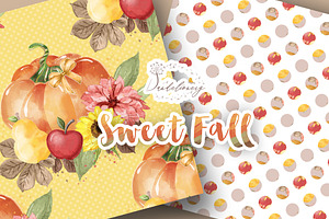 Sweet Fall Digital Paper Pack