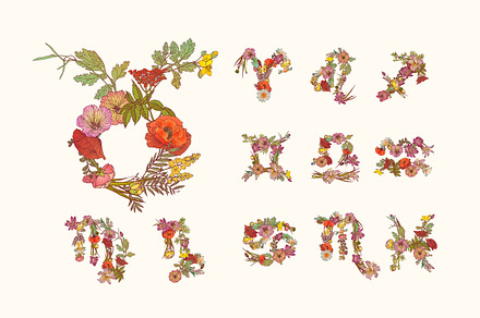 Floral zodiac