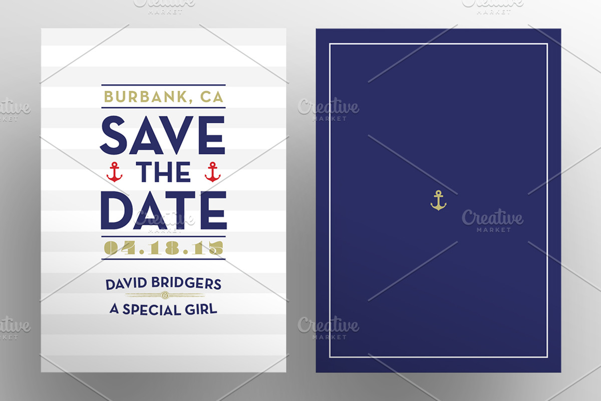Save the Date - Nautical Postcards, an Invitation Template by xxDeadPixels (Photo 4 of 5)