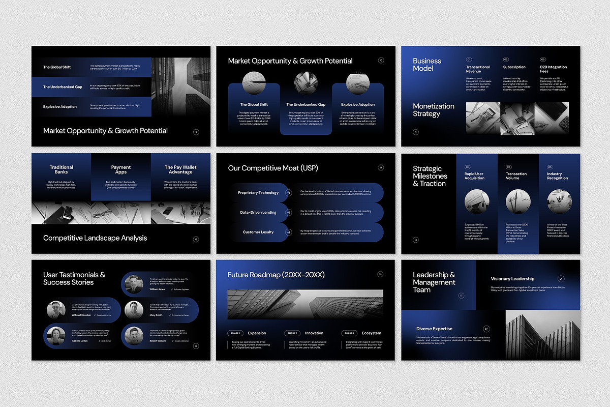 Fintech Presentation, a Presentation Template by graphicook (Photo 3 of 4)