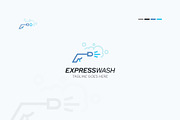Washing Logo Design Template, a Branding & Logo Template by Dipak Dheer (Thumbnail 1 of 6)