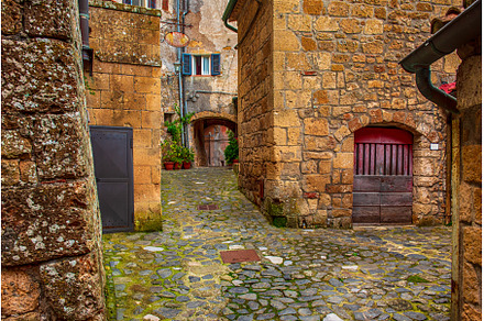 Sorano city street, an Architecture Photo by Nature and travel