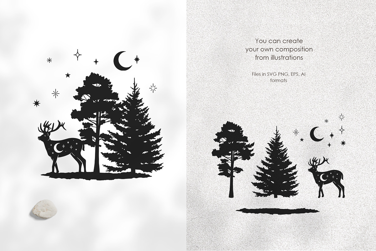 Celestial Animals, an Animal Illustration by PatrushevaYana (Photo 9 of 10)