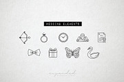 100 Wedding Icons Set - Expanded, an Outline Icon by Hatch Design Workshop (Thumbnail 12 of 15)