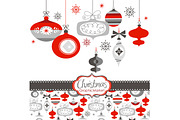 Christmas Clip Art, ornaments, balls, a Decorative Illustration by GraphicMarket (Thumbnail 1 of 5)