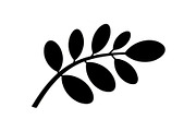 Botanical Leaf Silhouette Bundle, an Illustration by Creativeshirt (Thumbnail 22 of 51)
