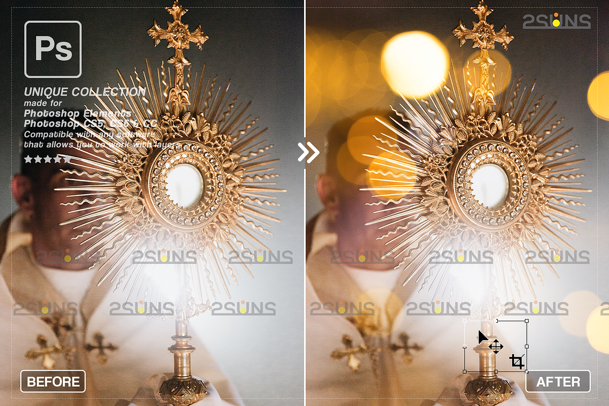 Gold bokeh overlay Photo overlays, an Object Graphic by 2SUNS (Photo 9 of 10)
