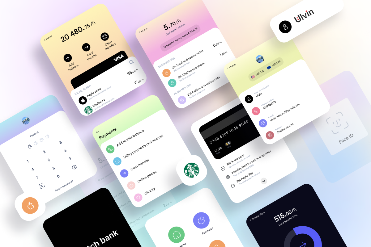 Banking Apple watch app, an App Template by ulvinomarov