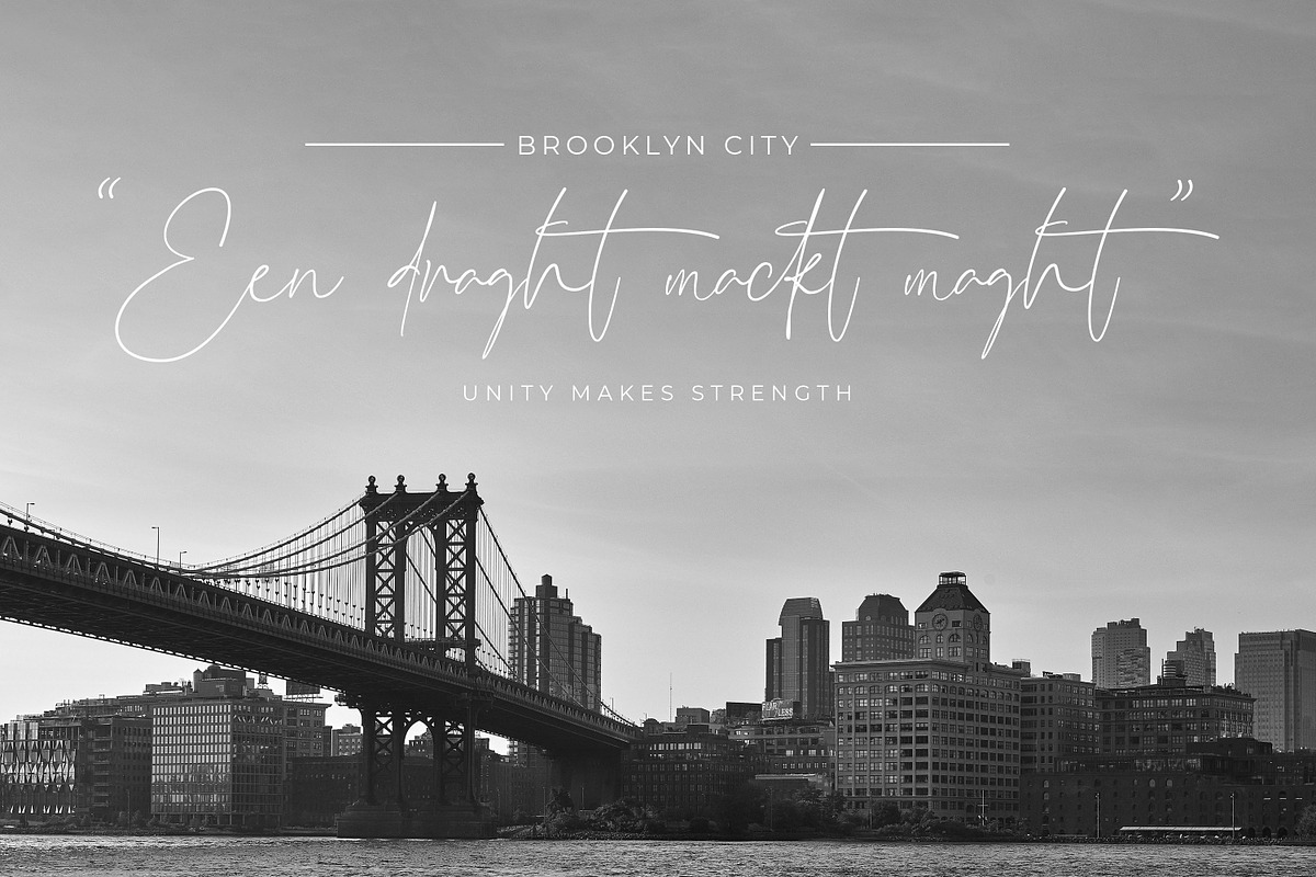 Charlie Brocklin - Stylish Ligature, a Script Font by Almarkhatype (Photo 2 of 9)