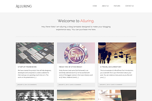 Alluring WordPress Theme