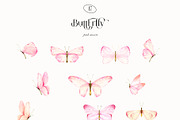 Watercolor Butterfly collection, an Object Illustration by ArtMaslyana (Thumbnail 4 of 9)
