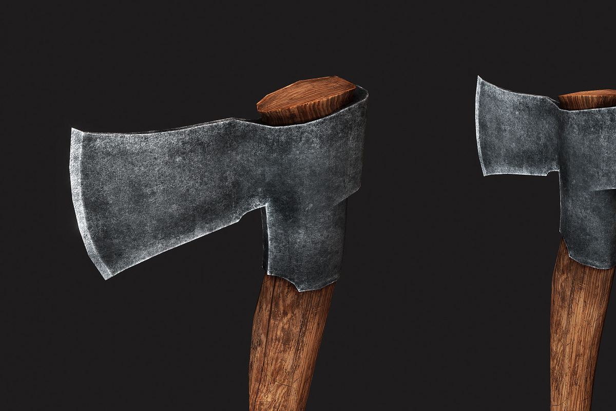 Finnish Splitting Axe, an Object 3D Model by GamePoly (Photo 2 of 5)