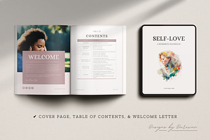 Self-Love EBook Canva Template