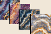 Agate Marble Digital Paper, a Pattern Graphic by SVGArt (Thumbnail 2 of 5)