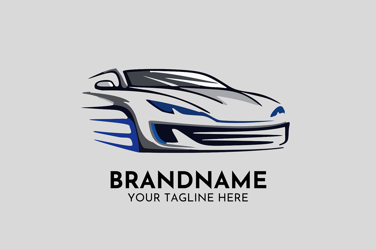 Logo Car Automotive Racing, a Branding & Logo Template by Megafox Studio (Photo 2 of 2)