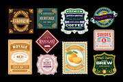 30 Vintage Badges & Retro Labels, an Object Graphic by Neodivisu (Thumbnail 2 of 10)