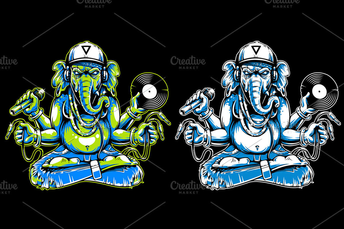 Jungle Rude Boy | Vector Art, a Decorative Illustration by Vecster (Photo 6 of 11)