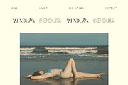 Menduwa - Sans Serif Vintage, a Sans Serif Font by Boril Std (Thumbnail 10 of 12)