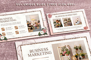 Beauty Rose Powerpoint Template, a Presentation Template by SKY CREATION (Thumbnail 3 of 6)