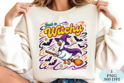 Just a Witchy Goose Halloween Stripe, a Seasonal Illustration by Daily.Designs (Thumbnail 2 of 5)