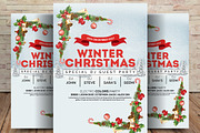Minimal Christmas Winter Flyer, a Flyer Template by graphicforest (Thumbnail 1 of 4)