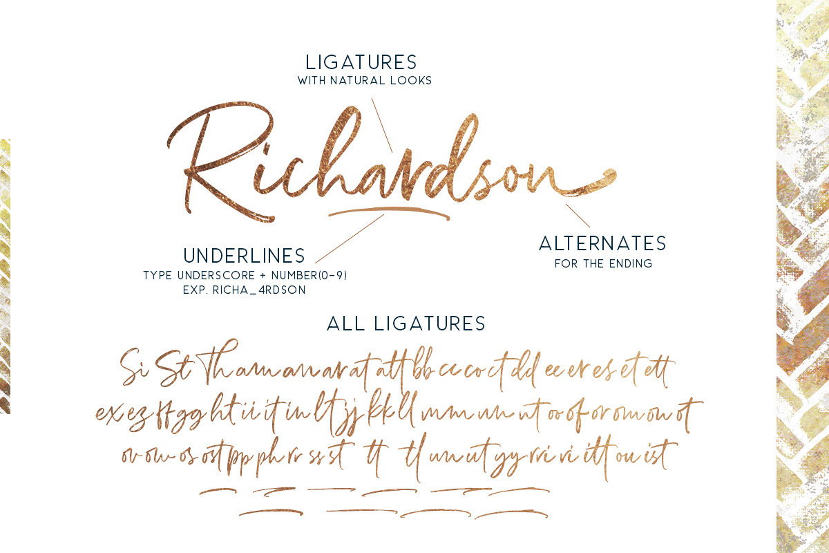 Richardson - Signature Brush preview 2