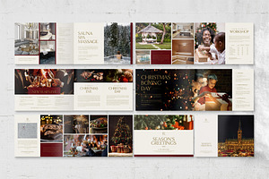 Christmas Holiday Brochure Template