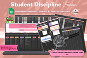 Student Discipline Tracker, a Stationery Template by bellaROSEworkshop (Thumbnail 1 of 6)
