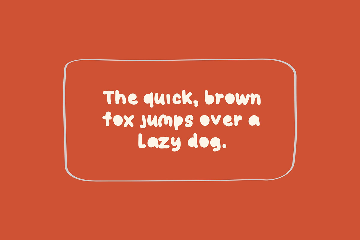 BOLD BUBBLE HANDDRAWN FUN CUTE FONT, a Handwritten Font by Ashiya Pixel (Photo 5 of 9)