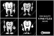 Cartoon Tooth Thumbs Up Oral Bone, a Background Graphic by LaseredNinja (Thumbnail 1 of 7)