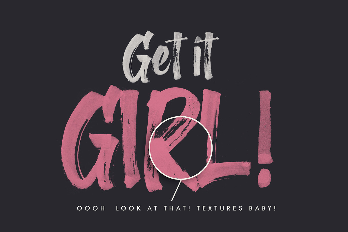 Butter Love - Opentype SVG Dry Brush preview 2