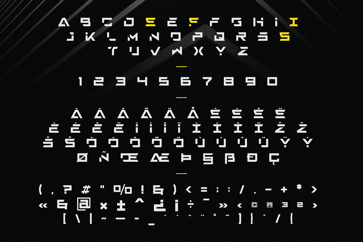 Mexon - Futuristic Font, a Sans Serif Font by Linecreative (Photo 6 of 6)