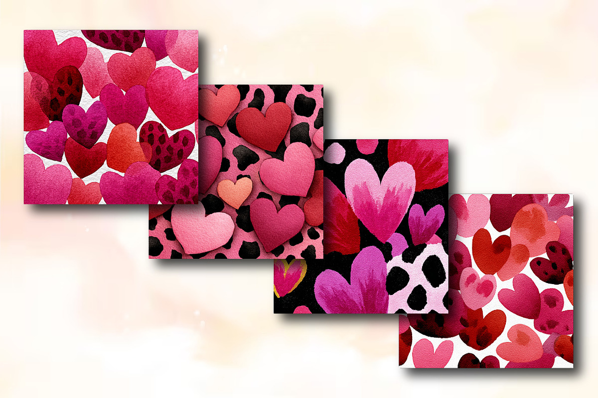 Heart Leopard Pattern Valentine, a Background Photo by RobertsArt (Photo 3 of 5)