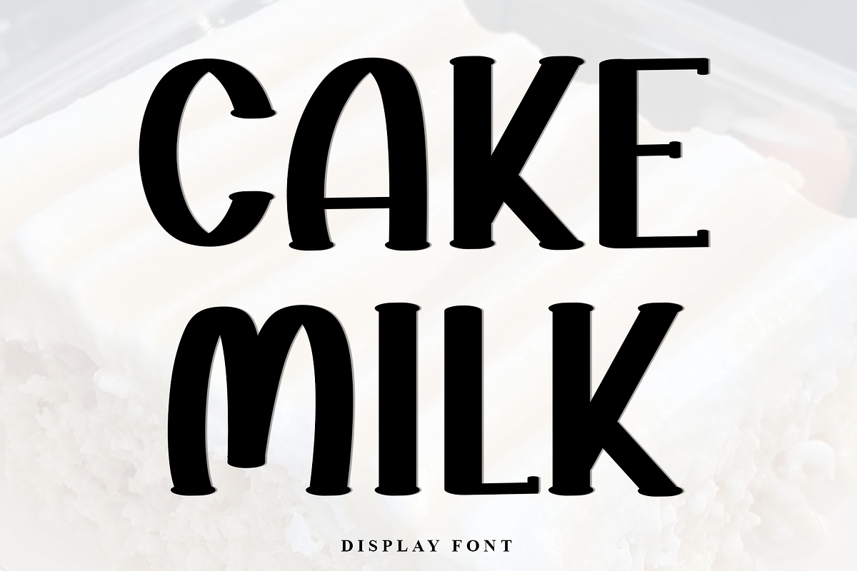 Cake Milk, a Script Font by InermediaSTUDIO (Photo 1 of 8)