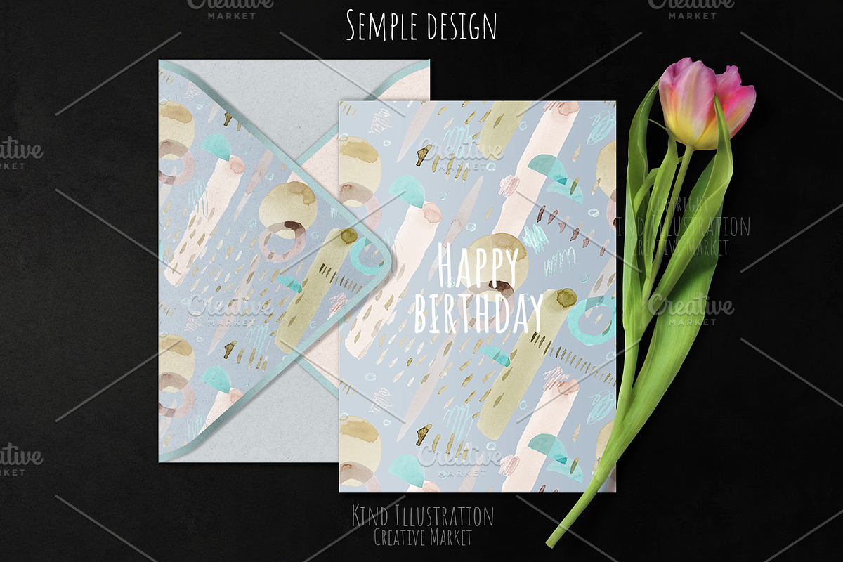 Postcard mockup, a Product Mockup by ⚞ Kind Illustration ⚟ (Photo 5 of 6)