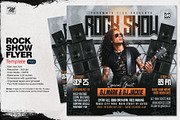 Rock Show Flyer Template, a Flyer Template by Tarommir (Thumbnail 1 of 3)