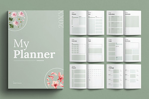 Planner Template, a Brochure Template by E-Type