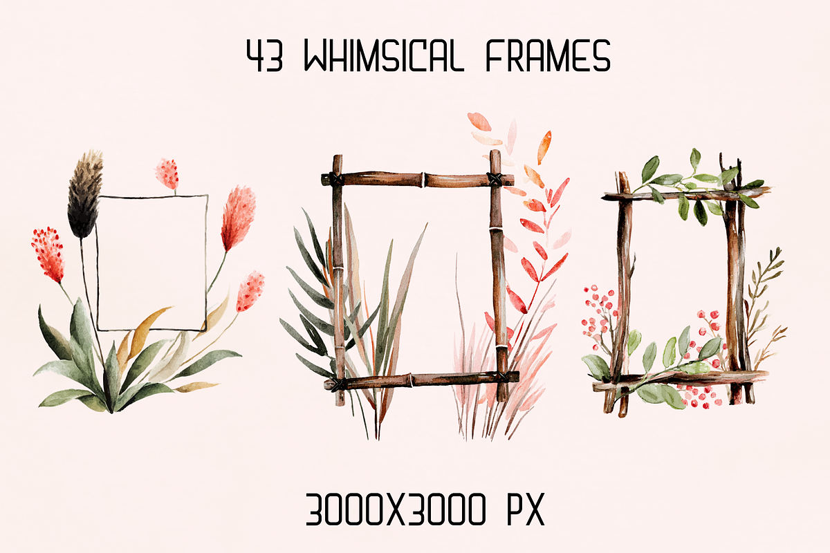 Whimsy Cottagecore Set, an Animal Illustration by GiraffeCreative (Photo 8 of 20)