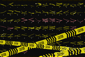 Caution Tape - PNGs