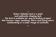 Rister Kollefos, a Serif Font by QR Design Studio (Thumbnail 6 of 10)