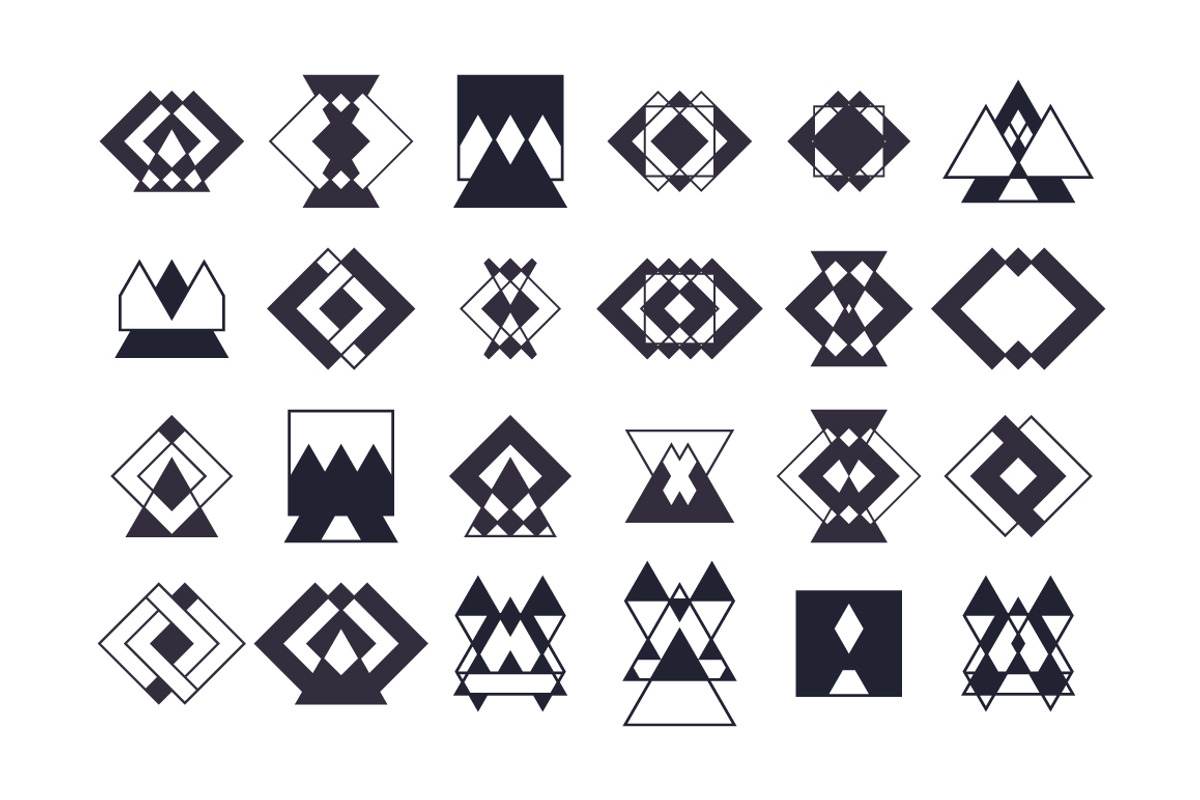 Set of trendy logotypes, an Education Illustration by Helen Sko (Photo 6 of 9)
