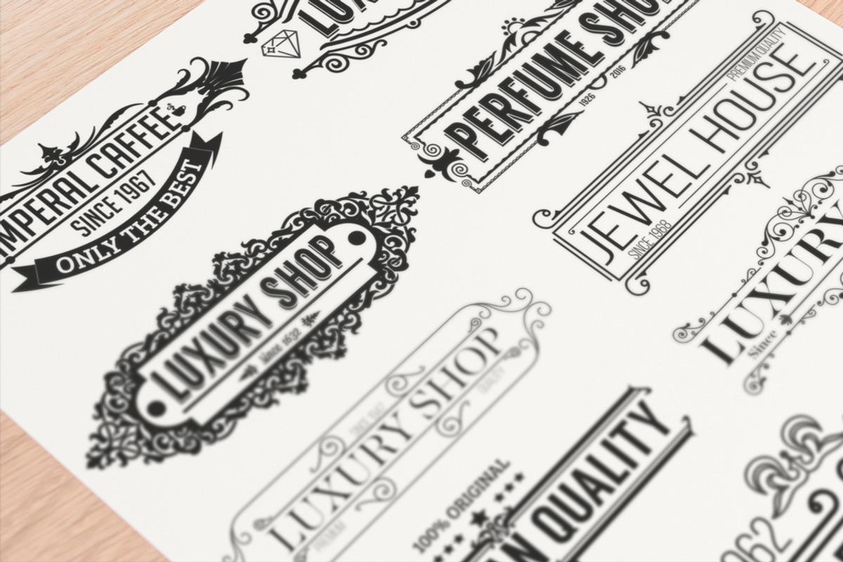 9 Luxury Labels, a Branding & Logo Template by Arys Design (Photo 6 of 6)