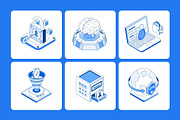 120 Cybersecurity Isometric Bundle, a Duotone Icon by Prosymbols (Thumbnail 8 of 13)