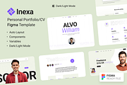 Inexa - Portfolio Figma Template, an UI Kit Template by AliThemes (Thumbnail 1 of 10)
