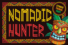 Nomadic Hunter Ethnic Font