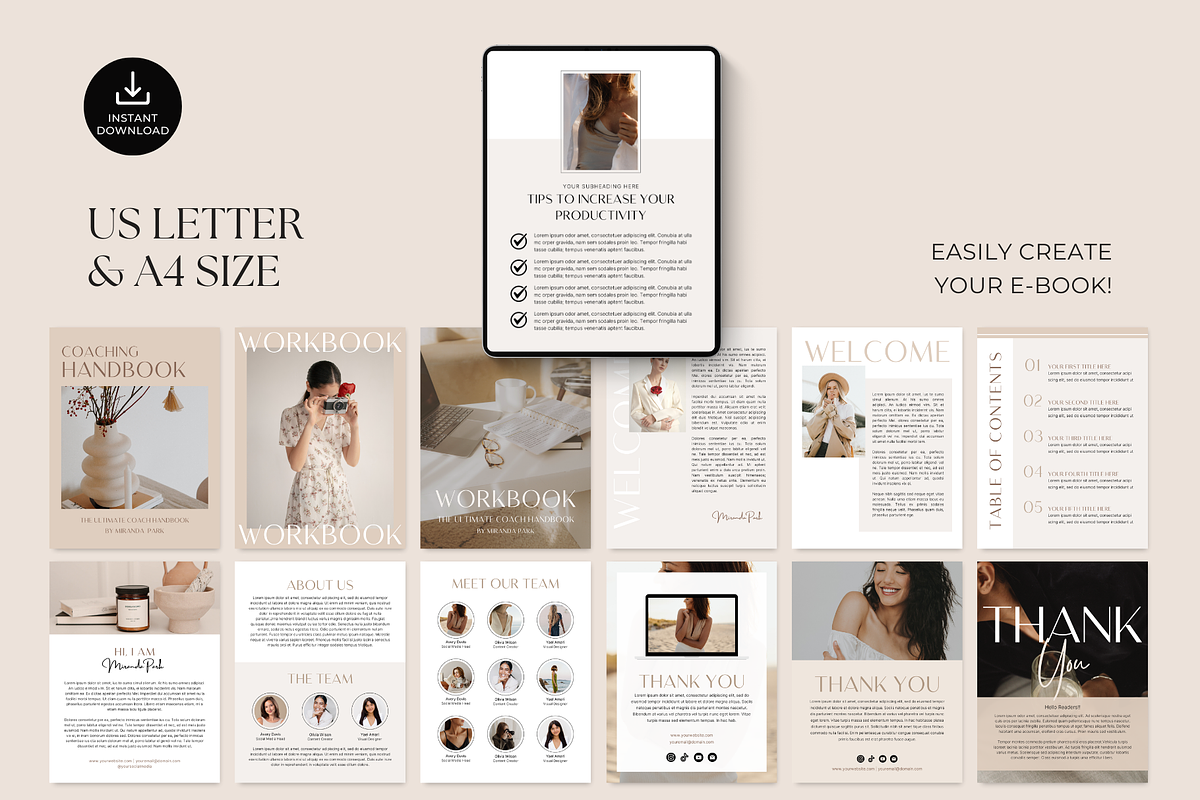 Ebook Workbook Guide Book Template, a Magazine Template by ShopRShop (Photo 4 of 10)